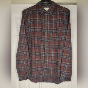 Weatherproof Men's Plaid Shirt - Red and Blue